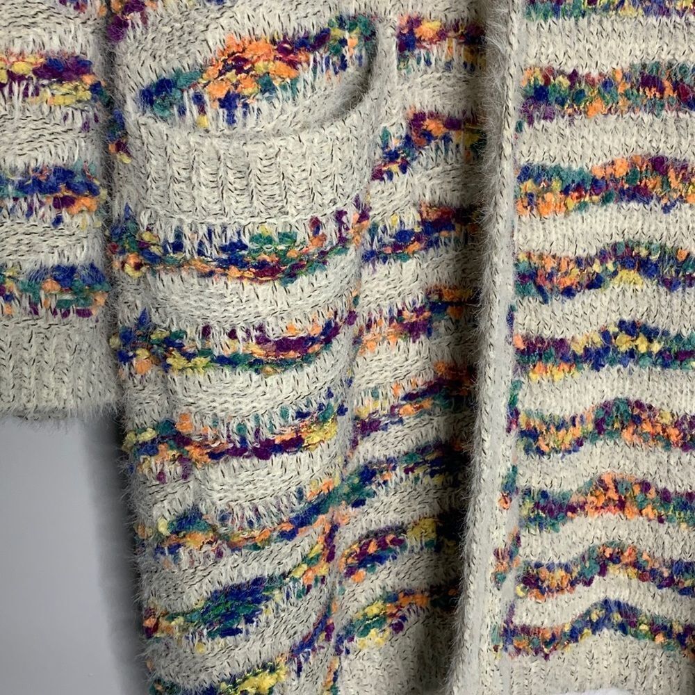 Debut fuzzy oversize cardigan. Small - Picture 2 of 6
